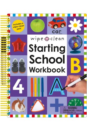 Wipe Clean Starting School Workbook